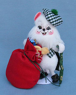 Annalee 6" Irish Santa Mouse - Mint - 945004