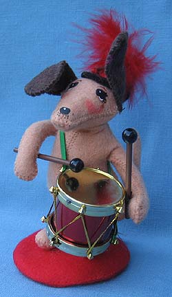 Annalee 12 Days of Christmas 7" Twelve Drummers Drumming Puppy Dog - Mint - 945113 Annalee 12 Days of Christmas 7" Twelve Drummers Drumming Puppy Dog - Mint - 945113