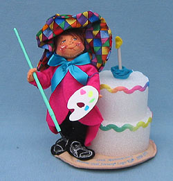 Annalee 7" Logo Kid with Birthday Cake - Mint - 966498