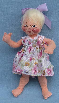Annalee 7" Easter Spring Girl - Excellent - 966699b