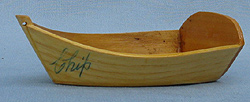 Annalee 4.5" Handmade Wooden Boat - Mint - 969194-208