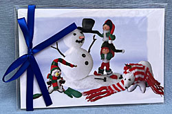 Annalee 4" x 6" Snow Friends Postcard - Mint
