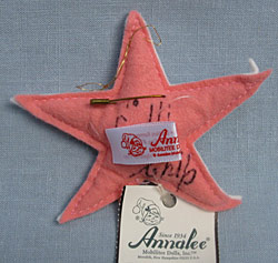 Annalee 3" Star Pin / Ornament - Mint - Signed Chip 970701s Annalee 3" Star Pin / Ornament - Mint - Signed Chip 970701s