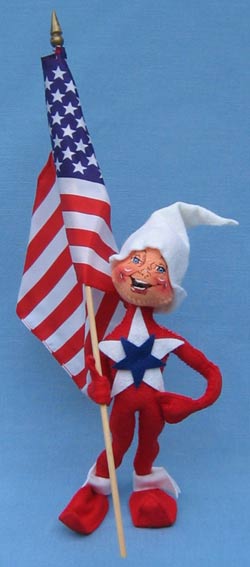 Annalee 10" Patriotic Elf - Mint - 972099hey