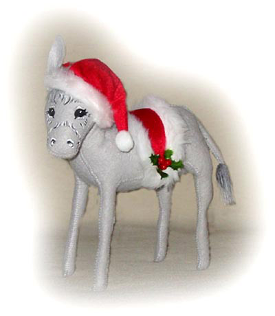 Annalee 8" Christmas Donkey - Mule - Mint - 980703
