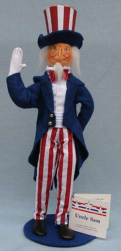 Annalee 13" Uncle Sam - Mint - 982302