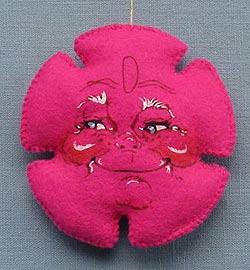 Annalee 4" Pink Sand Dollar Ornament - Mint - Prototype - 983401pkp