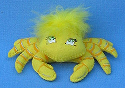 Annalee 4" Yellow Crab Ornament - Mint - 983901y