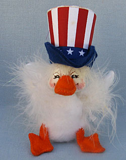 Annalee 5" Patriotic Duck - Near Mint - 985006sq