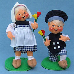 Annalee 7" Dutch Boy & Girl Couple "Kleff & Marika" - Mint - 985300