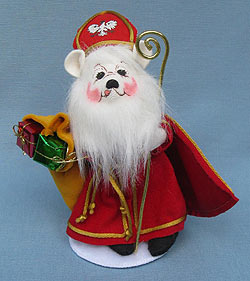 Annalee Boscov 8" Karol The Polish Christmas Bear - Mint - 985302a