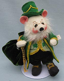 Annalee Boscov 8" Dougal The Irish Christmas Bear - Near Mint / Excellent - 985303a