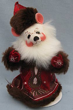 Annalee 8" Alex The Russian Christmas Bear - Near Mint - 985304a