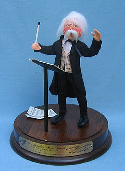 Annalee 10" Conductor Doll with Base - Mint / Near Mint - 991590