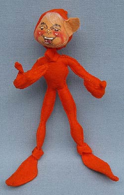 Annalee 10" Orange Elf with Ear - Mint - A-66orxo