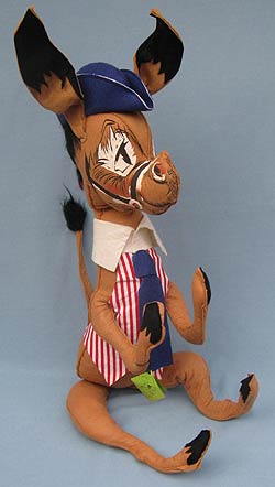 Annalee 30" Vote 76 Patriotic Donkey - Mint - A315-76