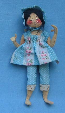 Annalee 10" Country Girl - Very Good - A320-76a Annalee 10" Country Girl - Very Good - A320-76a