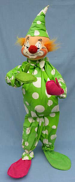 Annalee 29" Green Clown - Mint / Near Mint - A342-70gr