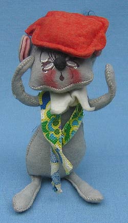 Annalee 7" Hangover Mouse - Excellent - A93-69