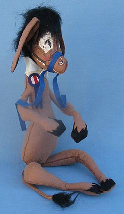 Annalee 18" Patriotic Donkey - Mint - B31-68mint