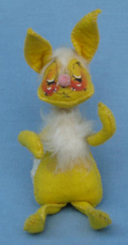 Annalee 7" Yellow Bunny - Excellent - B77-70xxa