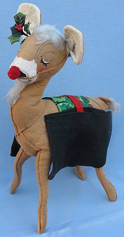 Annalee 18" Reindeer - Doe with Saddlebags & Red Nose - 1979 - Near Mint - C144-79x