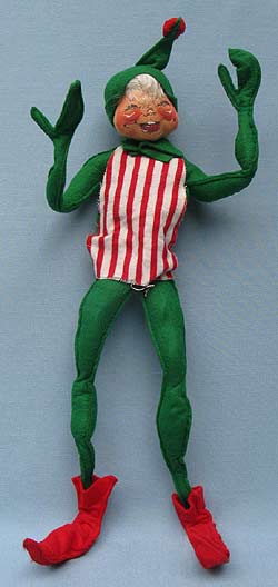 Annalee 22" Workshop Elf with Apron - Near Mint - C15272xogr Annalee 22" Workshop Elf with Apron - Near Mint - C15272xogr