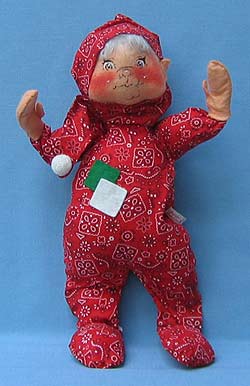 Annalee 18" PJ Stocking Boy Bewildered - Near Mint - C153-76b Annalee 18" PJ Stocking Boy Bewildered - Near Mint - C153-76b