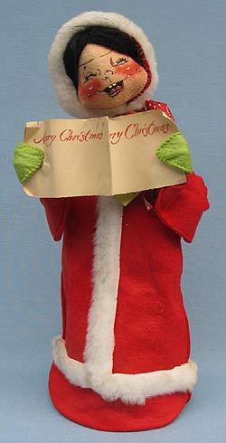 Annalee 18" Caroler Girl - Near Mint / Excellent - C211-76xoa