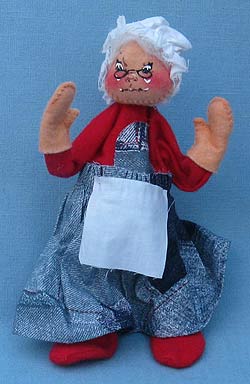 Annalee 7" Mrs Santa - Open Eyes - 1975 - Mint - C4-75bew Annalee 7" Mrs Santa - Open Eyes - 1975 - Mint - C4-75bew