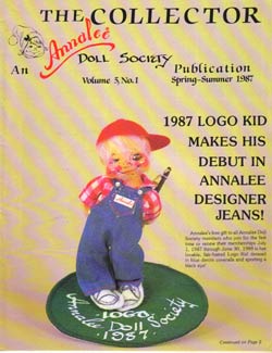 Annalee Vol 5 Issue 1-1987 Collector Magazine - CM87-1