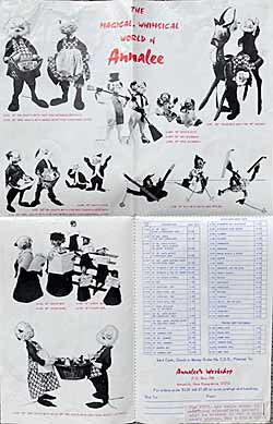 Annalee 1971 Christmas Catalog - Ctg-71