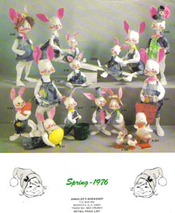 Annalee 1976 Spring Catalog - 8 1/2" x 11" - Ctg-76SP