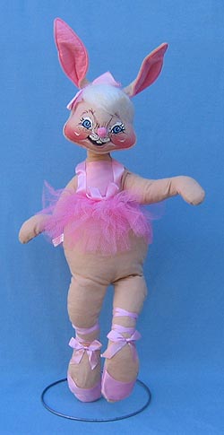 Annalee 18" Ballerina Bunny in Pink Tutu - Mint - D36-79