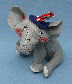 Annalee 10" Patriotic Elephant - Mint / Near Mint - D47-68