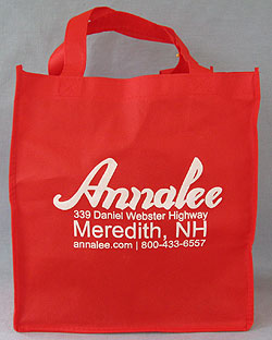 Annalee 12" x 13" Annalee Red Tote Bag - Mint - ET2016