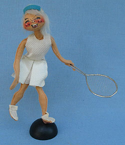 Annalee 10" Woman Tennis Player - Near Mint - J54-66xo