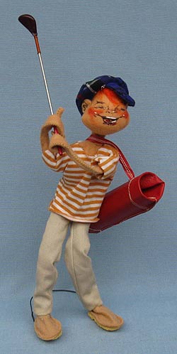 Annalee 10" Golfer Man - Mint - J57-60xo