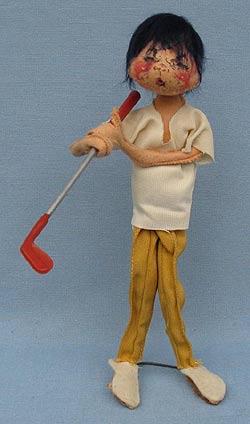 Annalee 10" Golfer Man - Mint - J57-66xooh