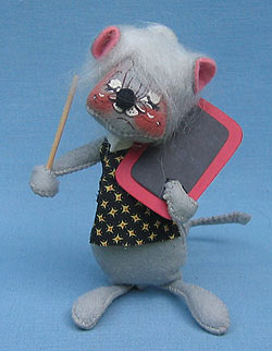 Annalee 7" Teacher Mouse - Near Mint / Excellent - M115-70