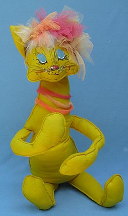 Annalee 36" Vivienne Vey Cat - Near Mint - Signed - M15-67s Annalee 36" Vivienne Vey Cat - Near Mint - Signed - M15-67s