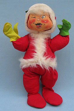 Annalee 18" Santa Kid with Mittens - Excellent - M58-66w