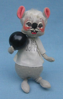 Annalee 7" Bowling Mouse - Near Mint - M90-71