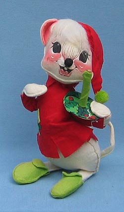 Annalee 12" Nightshirt Mouse with Candle - Mint / Near Mint - N154-79