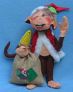 Annalee 12" Santa Monkey - Mint / Near Mint - R181-81w Annalee 12" Santa Monkey - Mint / Near Mint - R181-81w