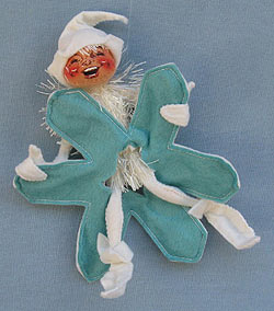 Annalee 10" Jack Frost Elf with 5" Snowflake - Mint - R200-81xoyeah