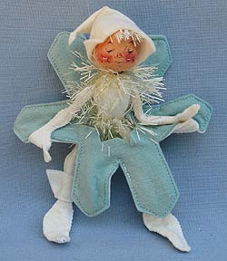 Annalee 10" Jack Frost Elf with 5" Snowflake - Excellent - R200-81xxc Annalee 10" Jack Frost Elf with 5" Snowflake - Excellent - R200-81xxc