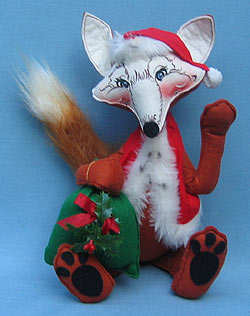 Annalee 18" Santa Fox with Toy Bag - Mint - R245-81