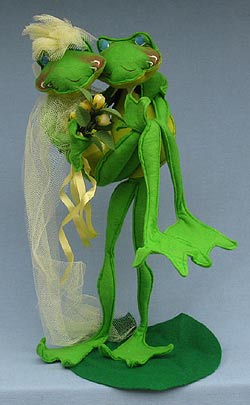 Annalee 18" Bride & Groom Frog - Mint - R507-R508-68