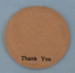 Annalee 4" Thank You Personalized Base - Mint 